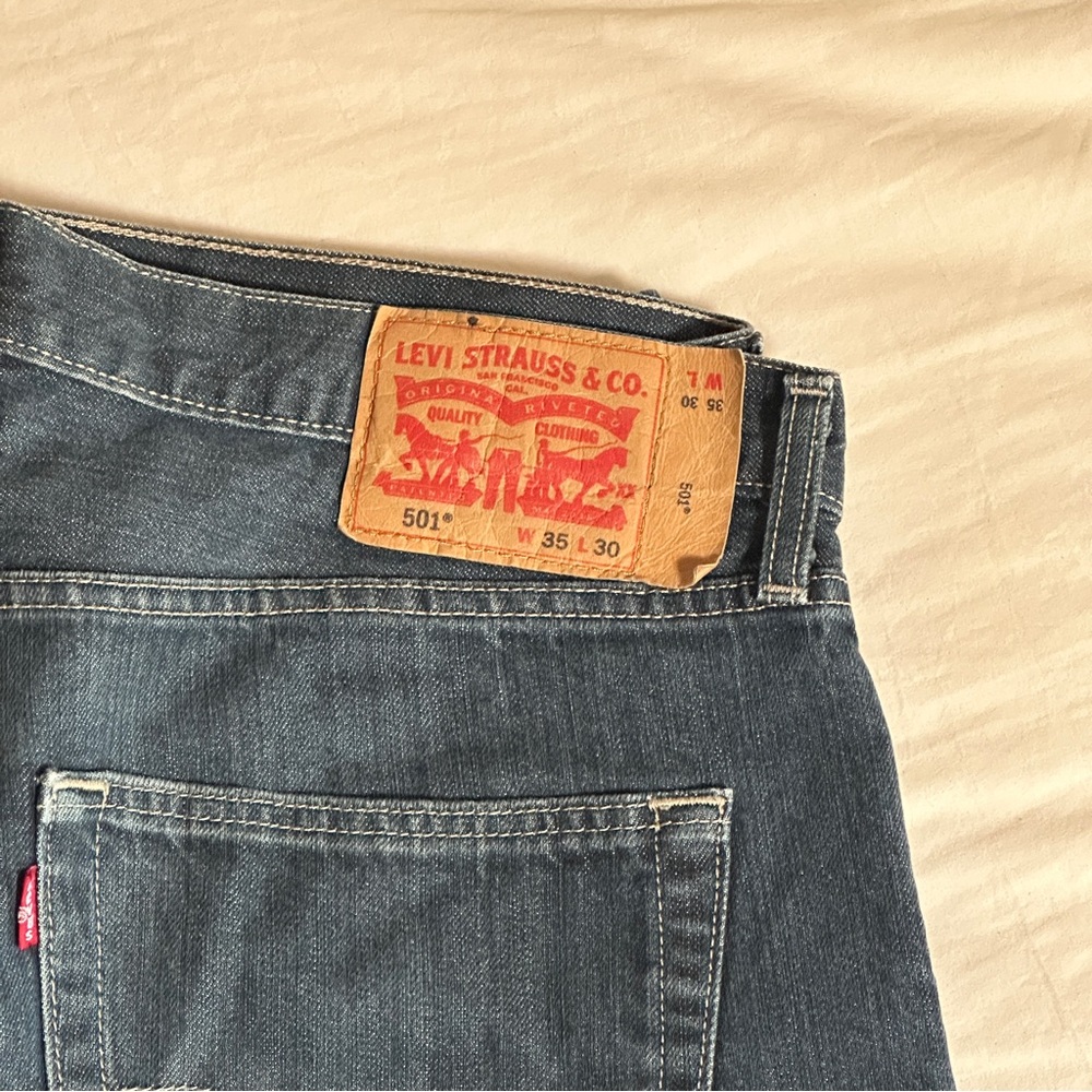 Levi's Blue Straight Jeans Classic Style